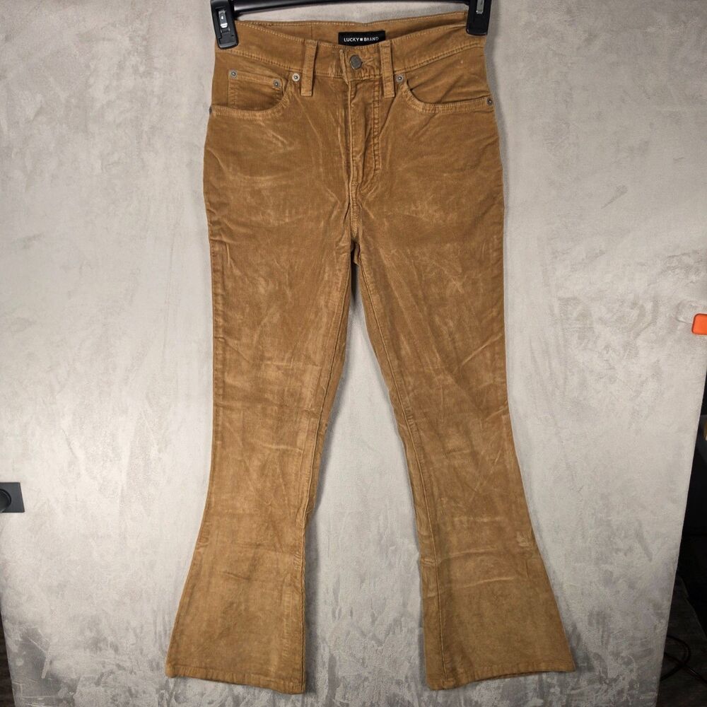 Lucky Brand Stevie High Rise Flare Corduroy 6/28R